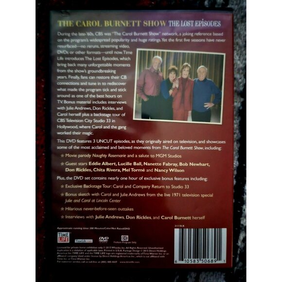 The Carol Burnett Show: The Lost Episodes DVD Set - Picture 3 of 3